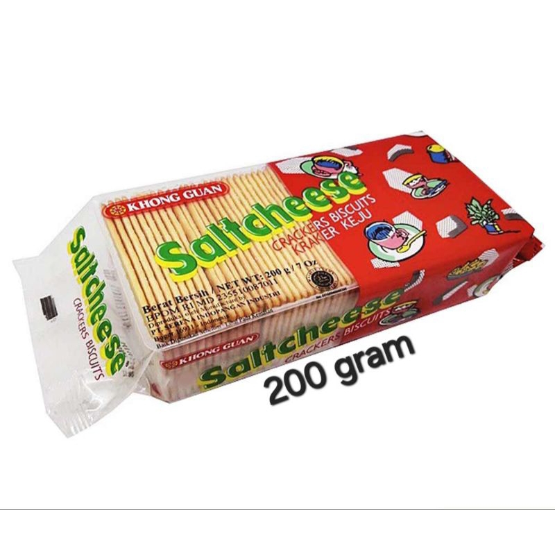 

khong guan crackers saltcheese sweet & spicy/Reguler 200g