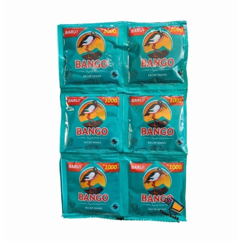 

Kecap Bango Rencengan Isi 12 Sachet ( Bango 1000 )