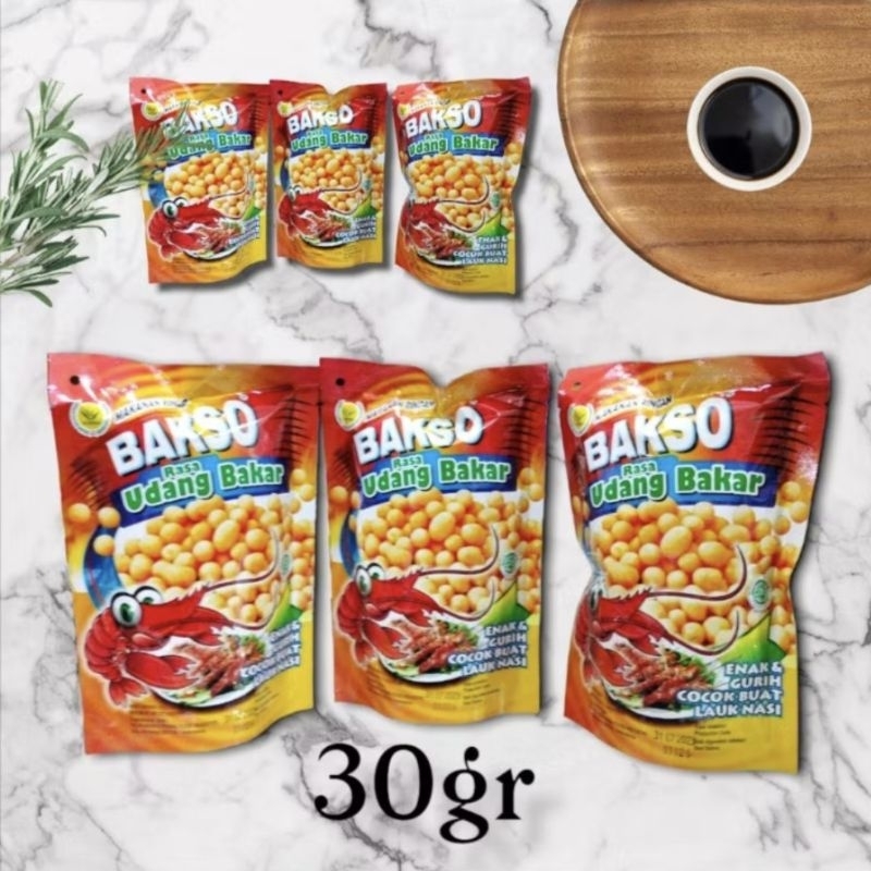 

bakso rasa udang bakar 1 pcs 30 gr