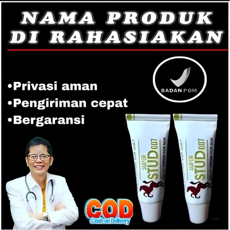 Super Stud 007 Oles 100% Original Obat Kuat Pria Tahan Lama Stamina laki laki Jamu Herbal Pria Perma