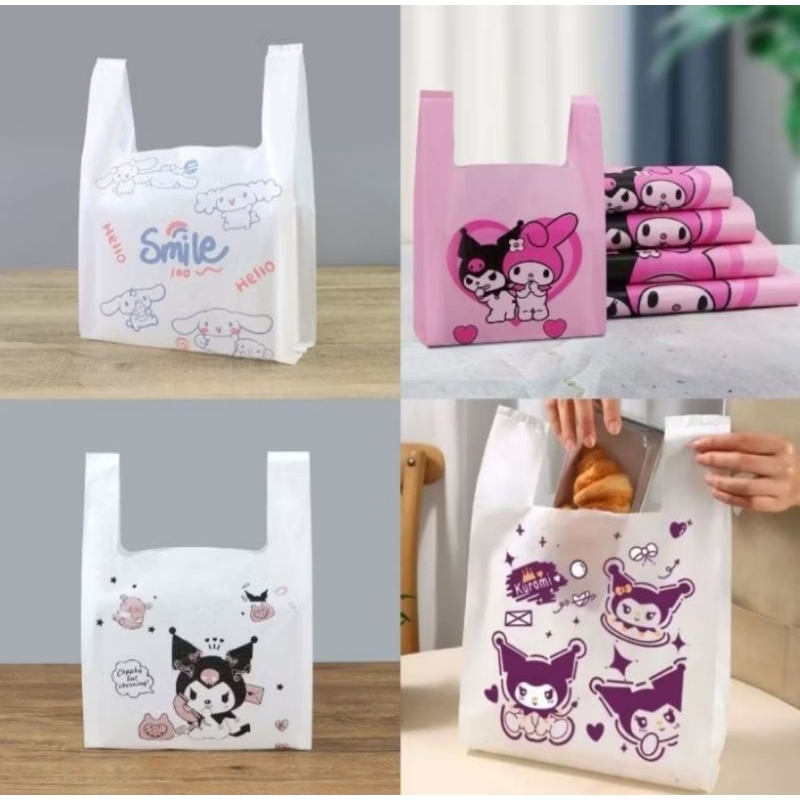 1pcs PLASTIK KRESEK SANSAN RIO CINNAMORLL MELODY KUROMI