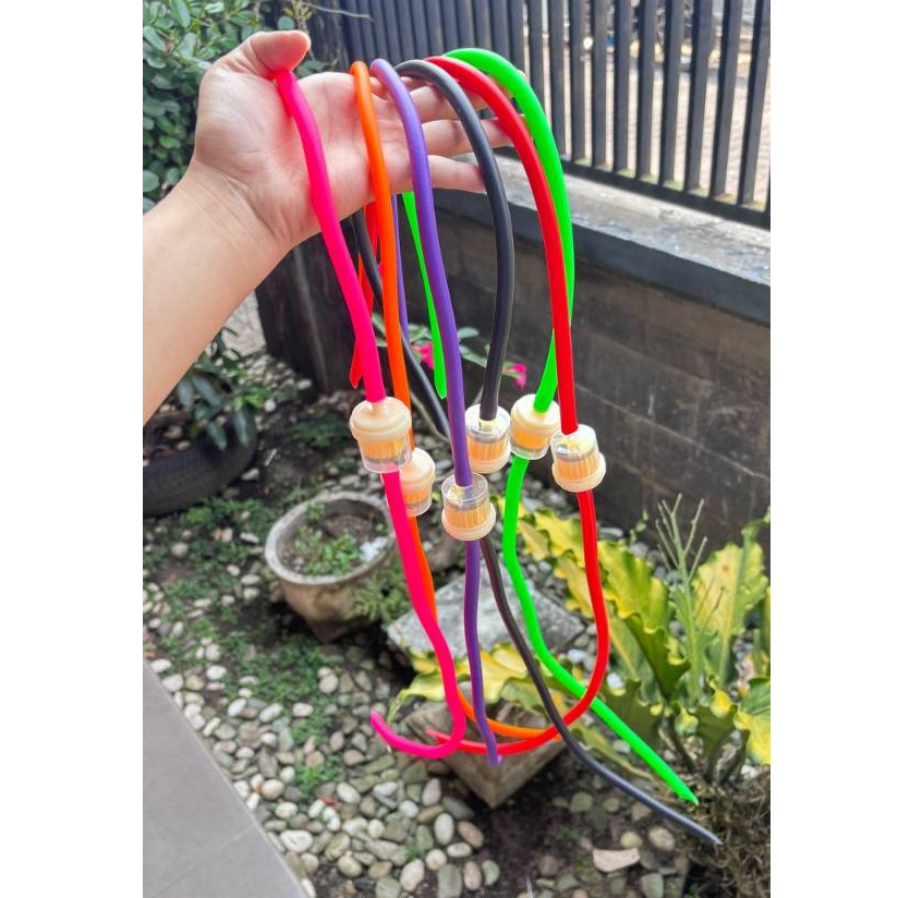 SELANG BENSIN WARNA + FILTER BENSIN MAGNETIK TRANSPARAN UNIVERSAL SEMUA MOTOR
