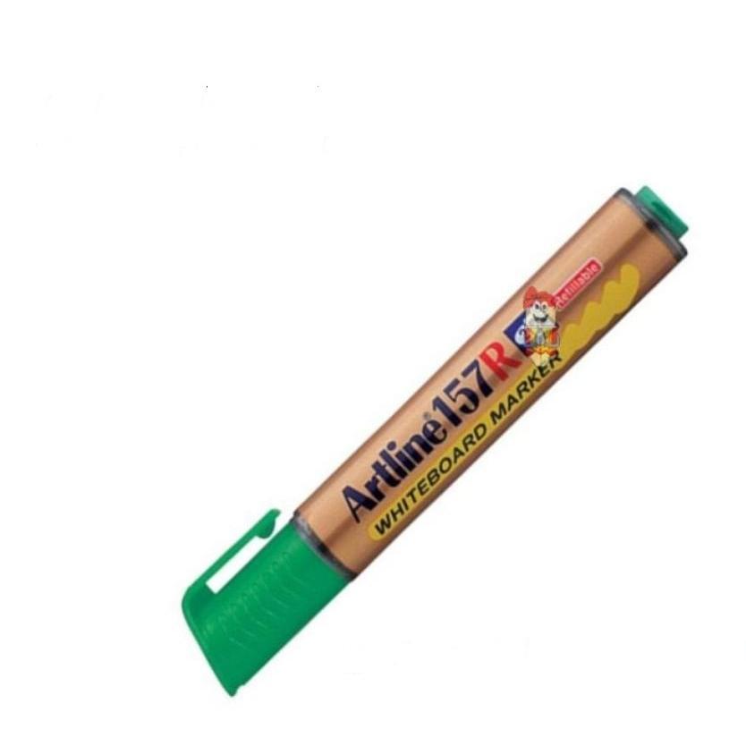 

Spidol Artline Whiteboard Marker 157 Refillable-Hijau