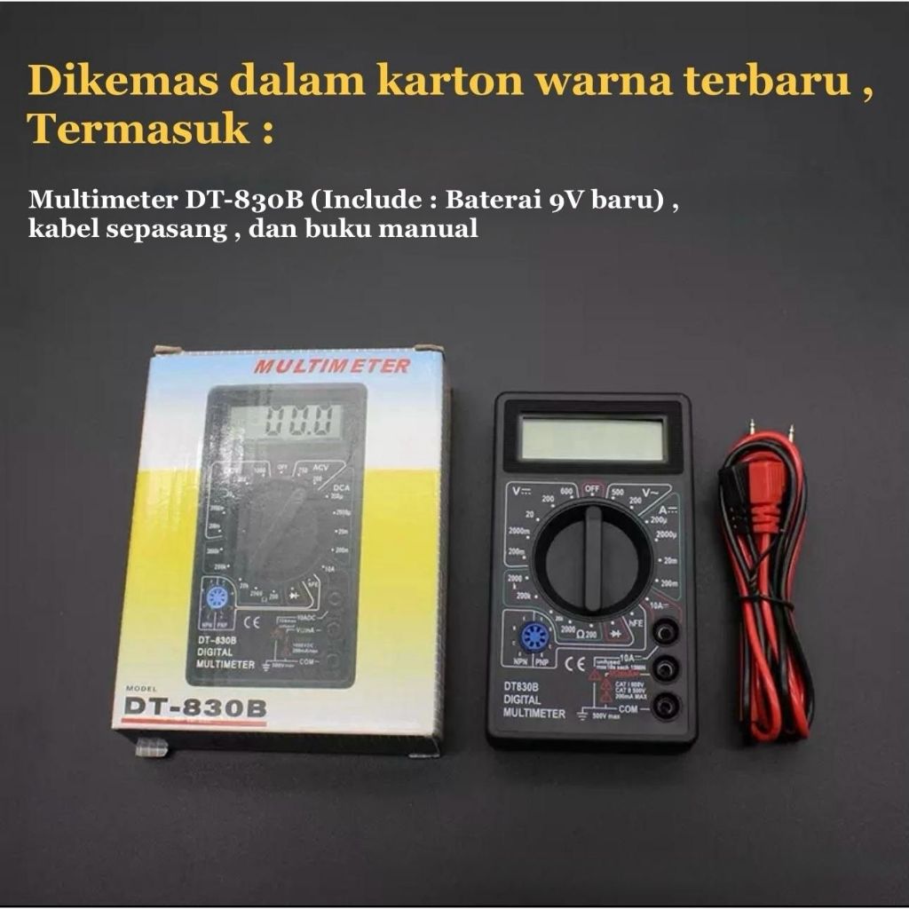 Digital Multimeter DT830B / Multimeter tester Digital DT830-B