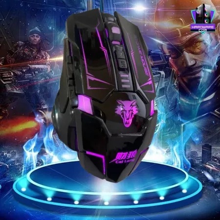 Mouse GAMING Wired RGB 7-COLOR LED 6D (6 TOMBOL) Mouse Kabel Game