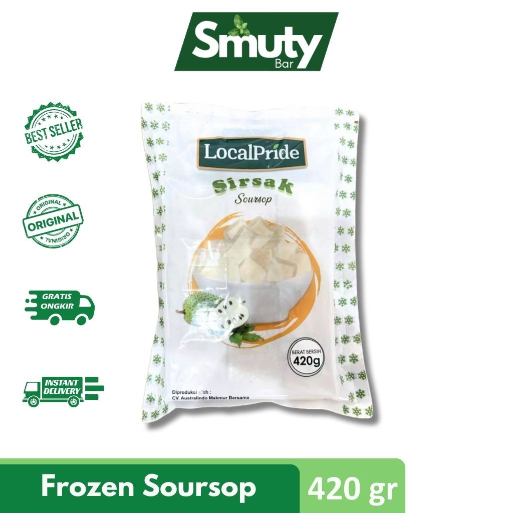 

Local Pride Frozen Soursop/Sirsak Beku 420gr