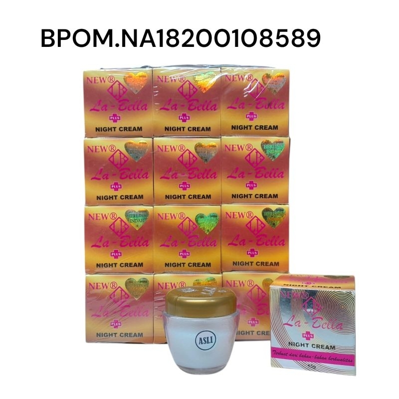 Cream Labella Gold Holo Asli | BPOM NA18200108588 | 12pcs |