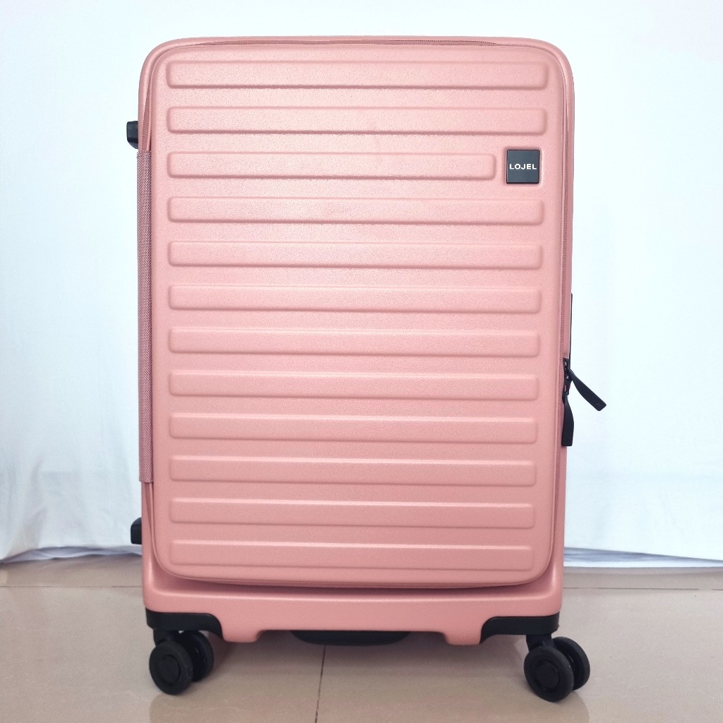 Preloved Lojel Cubo 24" Medium Tas Koper Travel Travelling Bag Troli Troly Trolley Anti Pecah Rose P