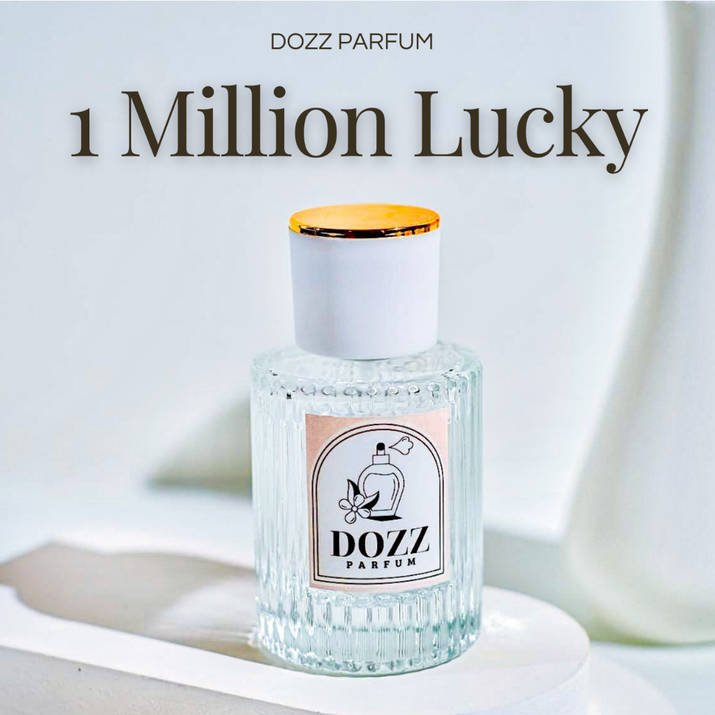 Dozz Parfum 1 Million Lucky – Parfum Pria Woody & Maskulin | 50ml