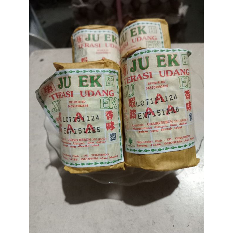 

terasi ju ek 4pack gratis piring kecil