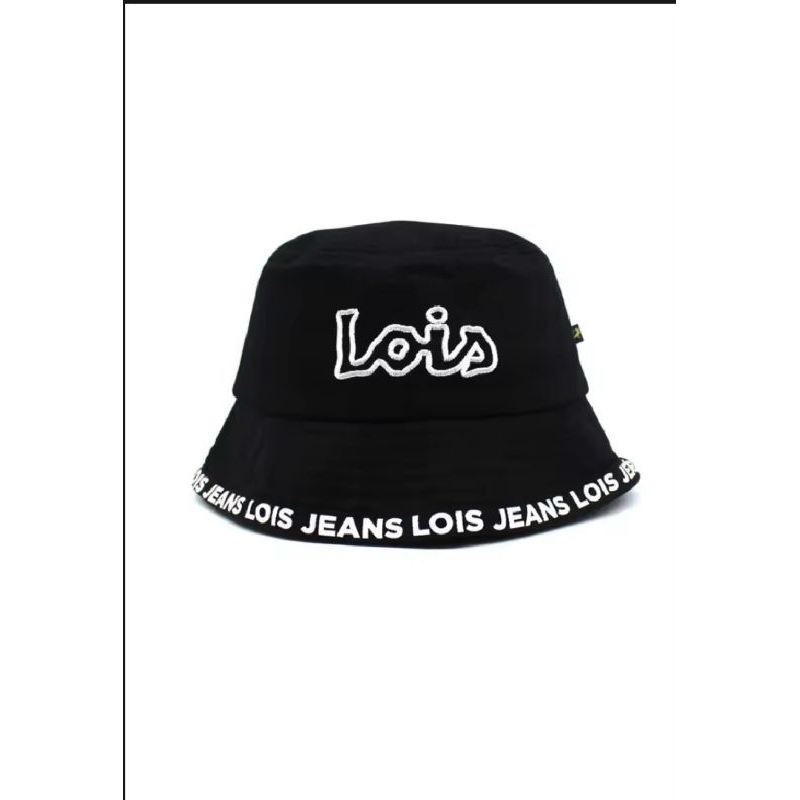 Topi Bucket 100% Original merek Lois Jeans
