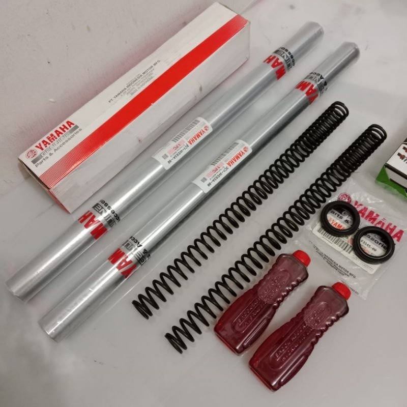 Komplit Shock Depan+Oli+Seal+Per Yamaha Vixion Old Vixion Lama Shock Vixion 3CI