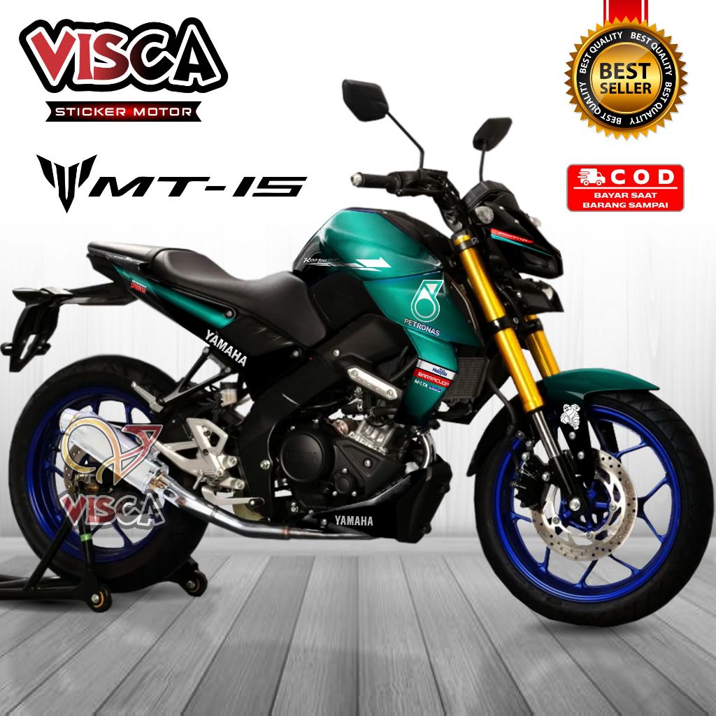 Stiker Decal Yamaha MT 15 Dekal Mt 15 Striping Mt 15 Variasi Decal Mt 15 Full Body Petronas