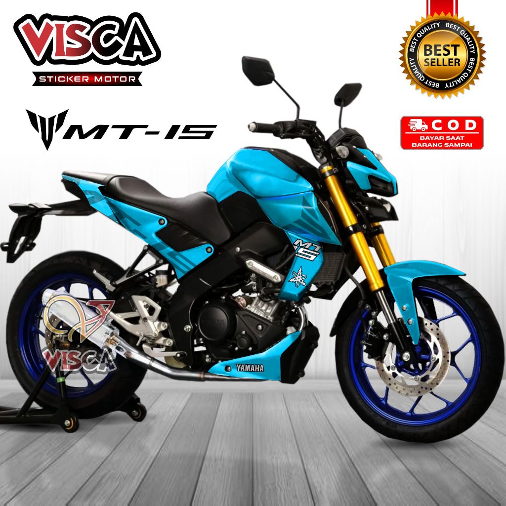 Stiker Decal Yamaha MT 15 Dekal Mt 15 Striping Mt 15 Variasi Decal Mt 15 Full Body Polos