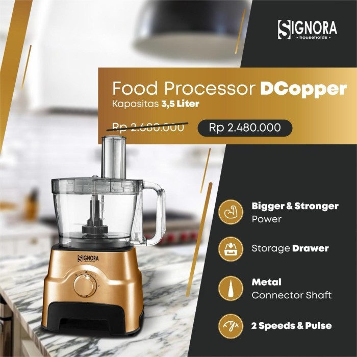 food processor dchopper signora