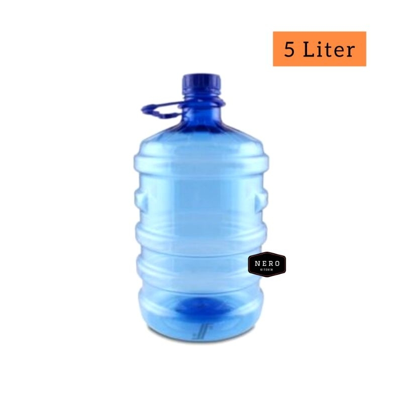 Galon 5 Liter Biru / Kemasan Galon / Galon Air / Tempat Air Wadah Air Water Galoon Tempas Susu Tempa