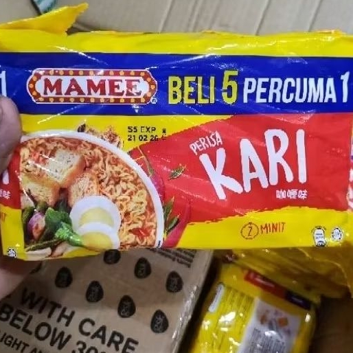 

Mamee kari isi 5 free 1bks