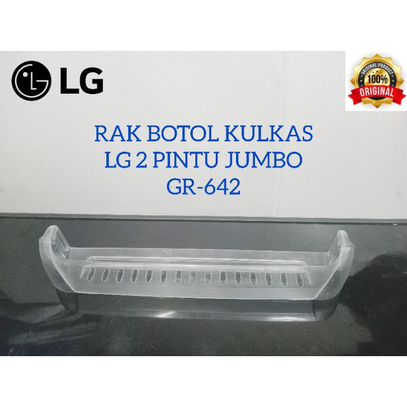 RAK BOTOL KULKAS LG 2 PINTU JUMBO.SECOND ORIGINAL