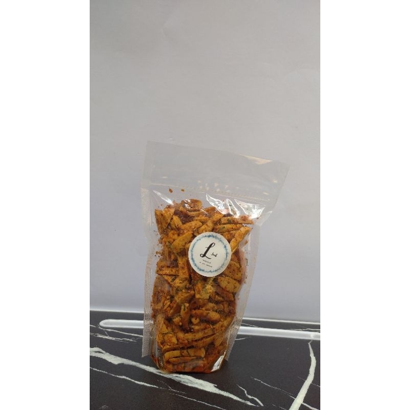 

Basreng Pedas Daun Jeruk