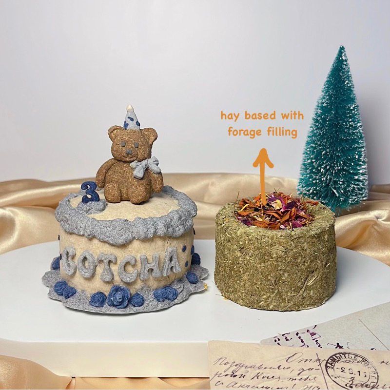SkinnyFatFactory | CUSTOM Birthday Cake Kelinci Guinea Pig Chincilla