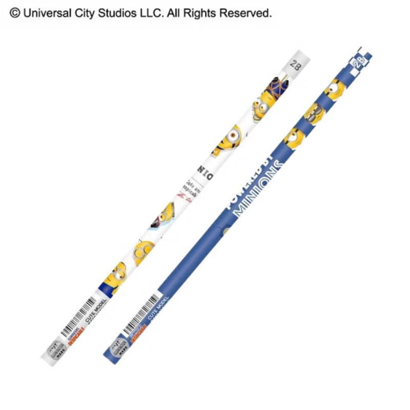 

Wooden Pencil 2B Illumination Minions Despicable Me Pensil Kayu untuk Anak Menulis Limited Edition