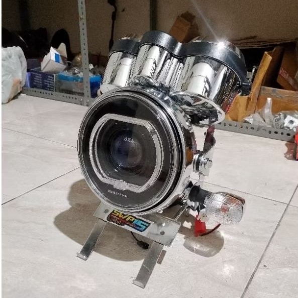 Lampu Ninja SS Custom Lampu Biled AES Turbo Experience Versi 2 60Watt Paket lampu Biled Ninja SS
