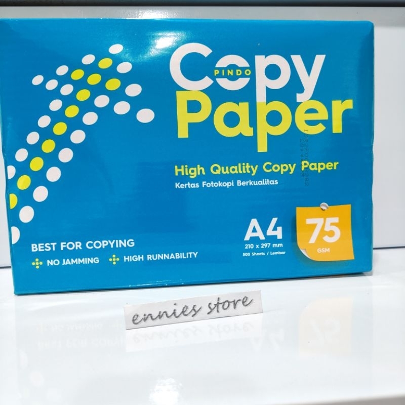 

1 Rim Kertas HVS A4 75 Gsm Isi 500 Lembar