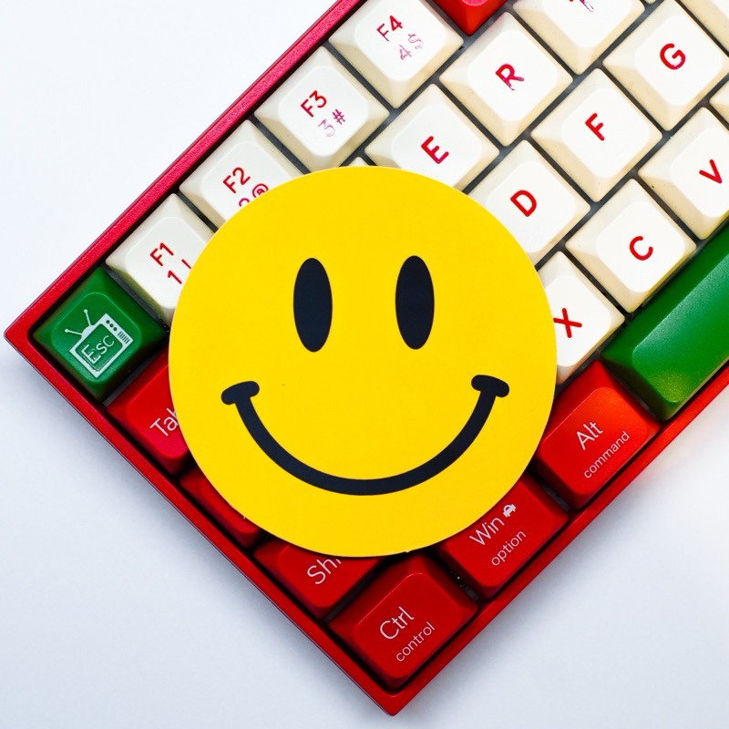 

STICKER SMILE FACE YELLOW ICON