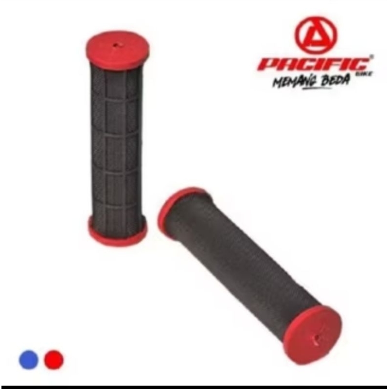 Handgrip Sepeda MTB Lipat BMX dll Pacific SP - D302 List Merah & List Biru