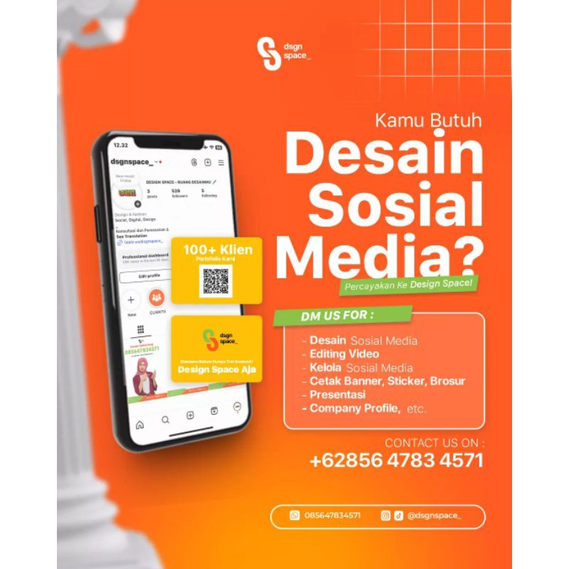 Jasa Sosial Media/ editing video/desain sosial media/desain company profile/pembuatan PPT (Power Poi