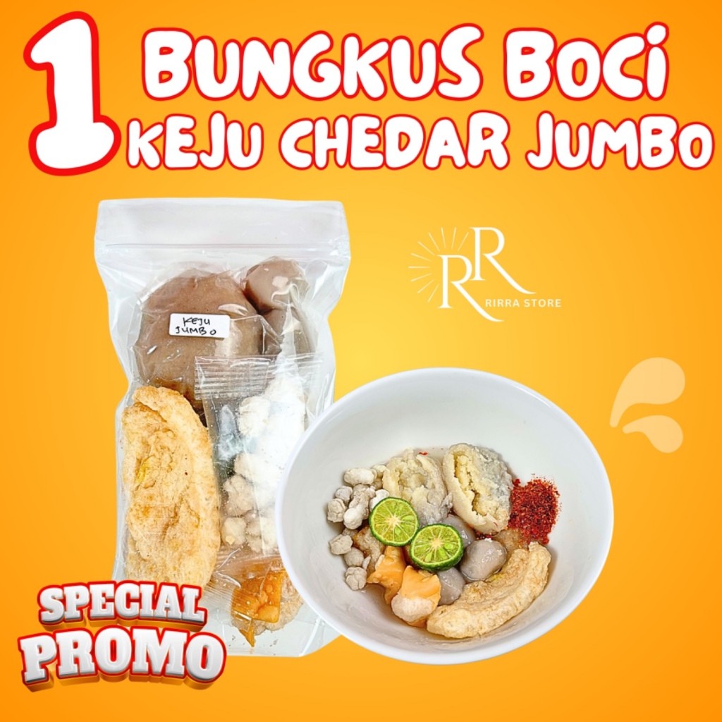 

1 BUNGKUS BASO ACI KEJU HOTPOT INSTAN - KEJU CHEDARR
