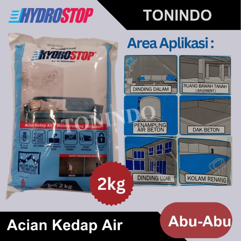 Hydrostop Acian Kedap Air 2kg - Semen Acian Kedap AIr Efektif Mengatasi Rembesan
