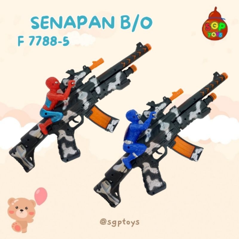 MAINAN SENAPAN B/O / LASER GUN