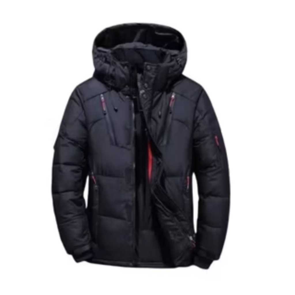 RC - Jaket Anti Air Pria Wanita Tebal Waterproof Windproof Winter Puffer Musim Dingin Gunung Pendaki
