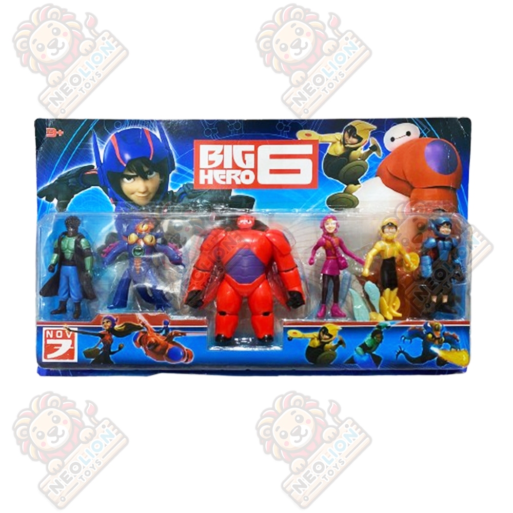 Mainan Anak Figure Big Hero 6 Baymax 6pcs 686668