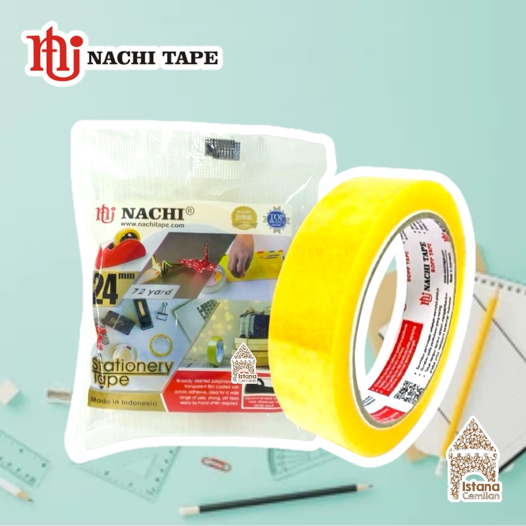 

Nachi Solasi / Isolasi / Selotip Bening 24mm