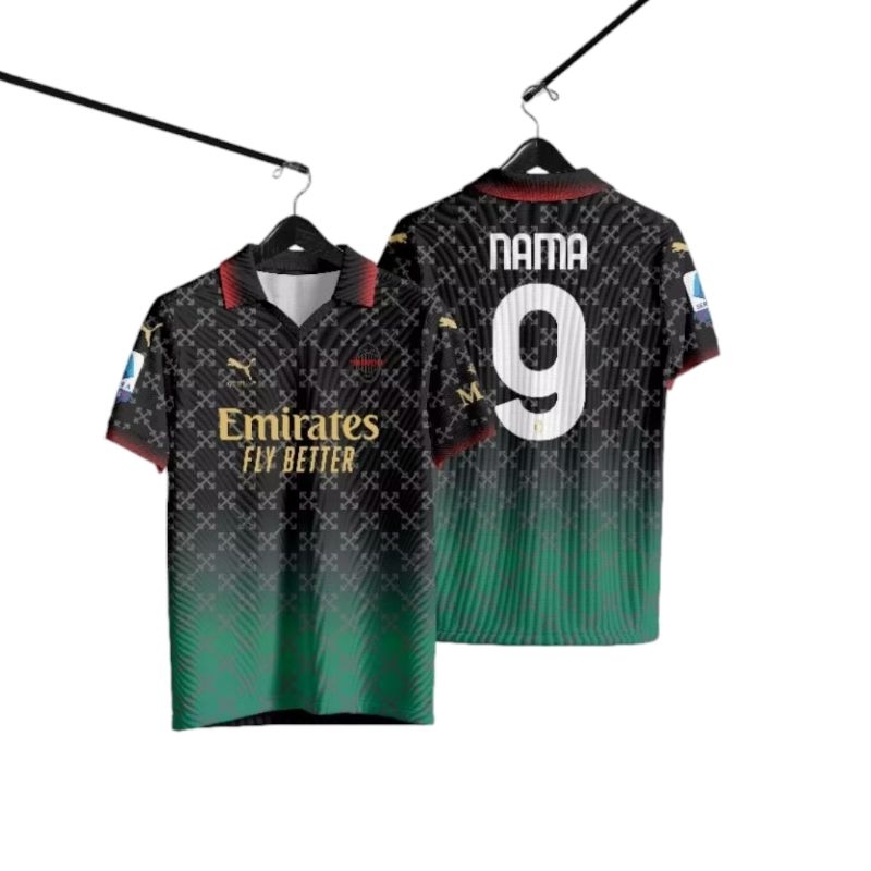 Jersey Bola Milan Retro 4th 2025