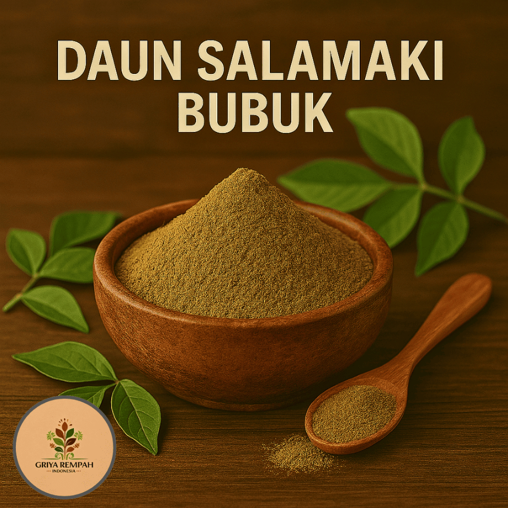 

DAUN SALAMAKI BUBUK 1 KG Samamaki Rempah Herbal Simplisia Alami Tradisional untuk Kesehatan Ramuan Jamu Kering