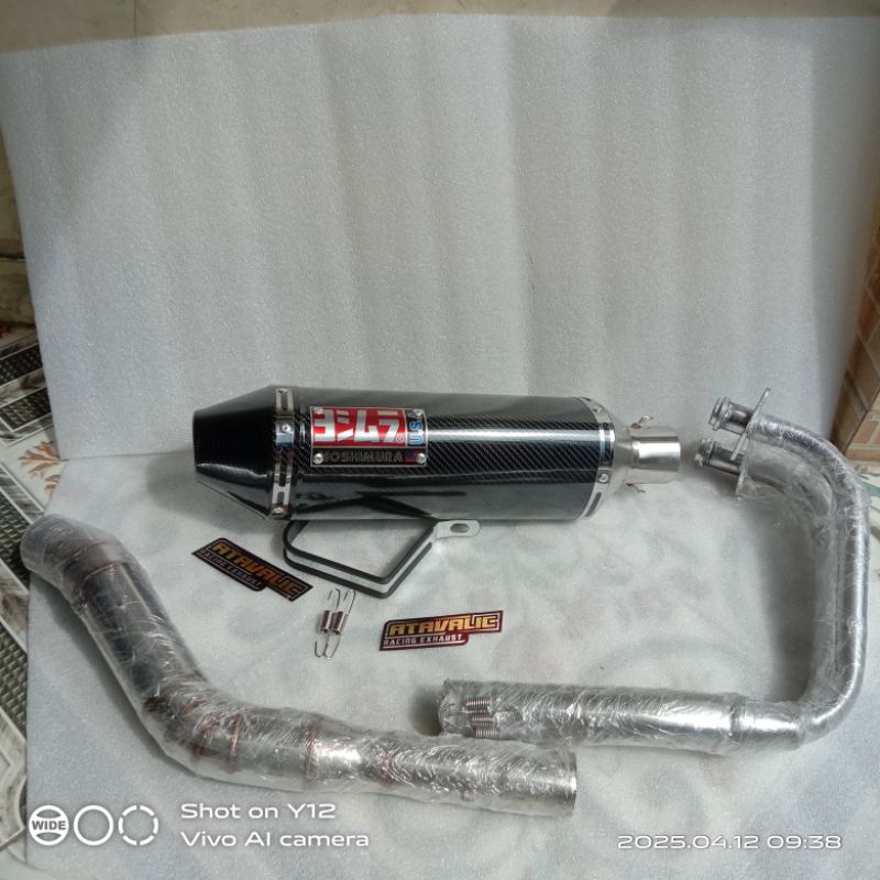 knalpot racing Yoshimura USA karbon full system for ninja 250 karbu Z250 ninja 250fi old ninja 250fi