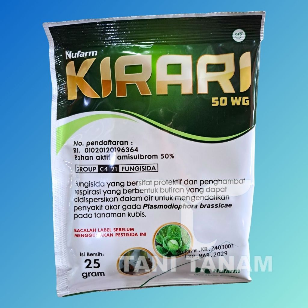 KIRARI 50 WG FUNGISIDA PENGENDALI PENYAKIT AKAR GADA KUBIS KOL