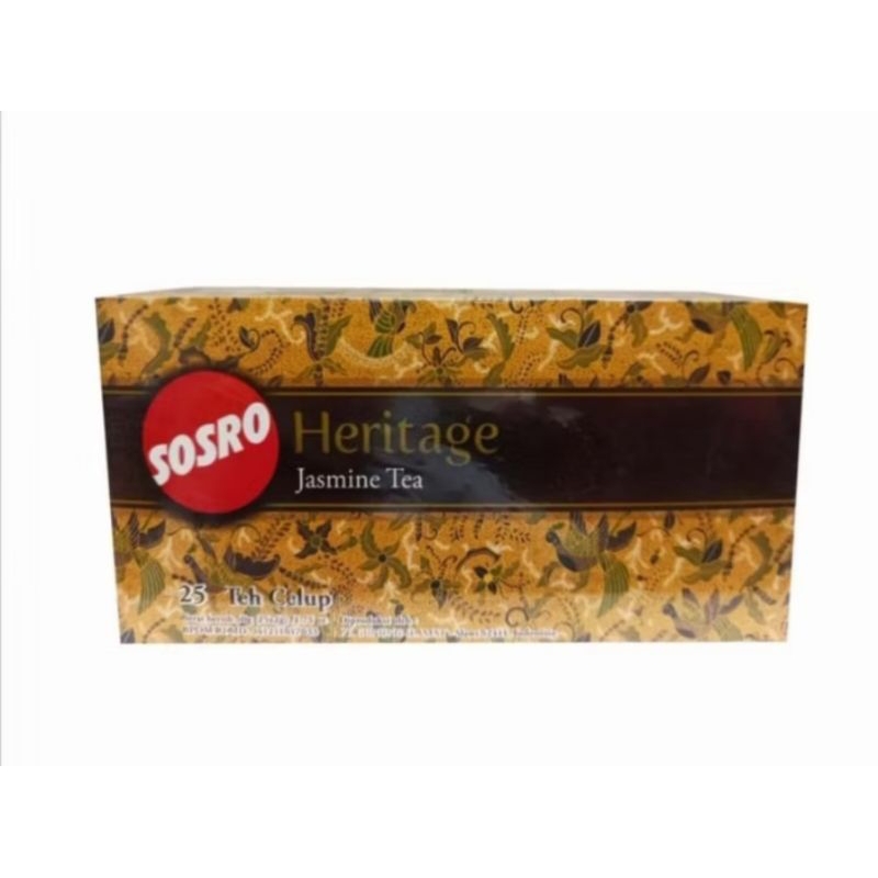 

TEH CELUP SOSRO BLACK TEA HERITAGE (25bag x @2gr) - Teh Celup Hitam Sosro / Teh Celup Poci / Teh Hitam Berkualitas / Black Tea / Gunung Slamat Sosro / Teh Celup Hitam / Teh Cap Poci / Teh Tubruk / Teh Tubruk Hitam / Teh Solo / Teh Sepet Solo / Teh Kepyur