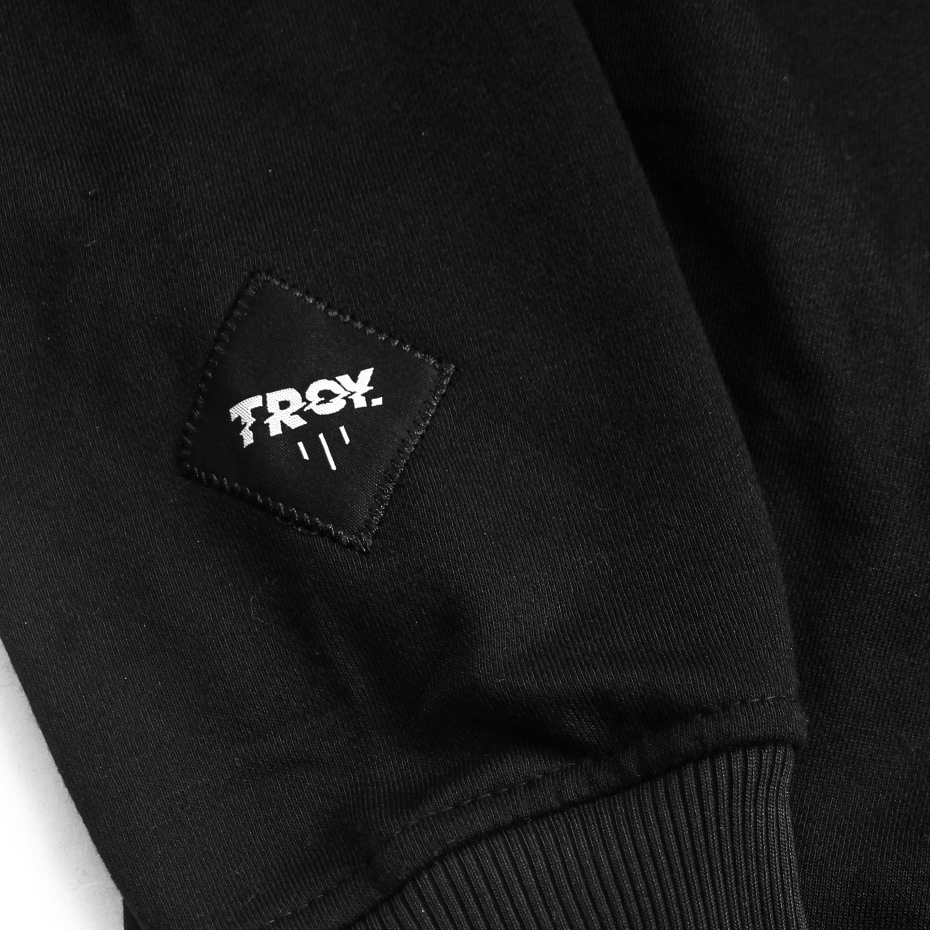 Troy Company Sweater Crewneck Black Dream - Sweater Sweatshirt Hitam SW 3083