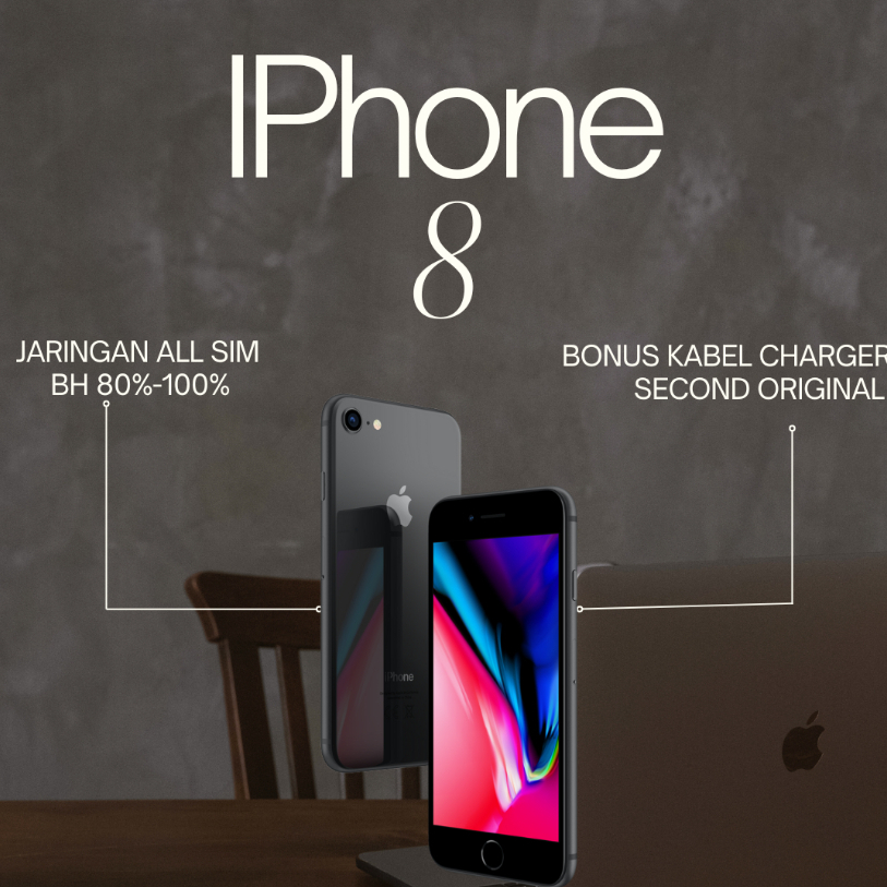 IP Phone 8 Wifi / Cellular 4G Second Normal Mulus Murah