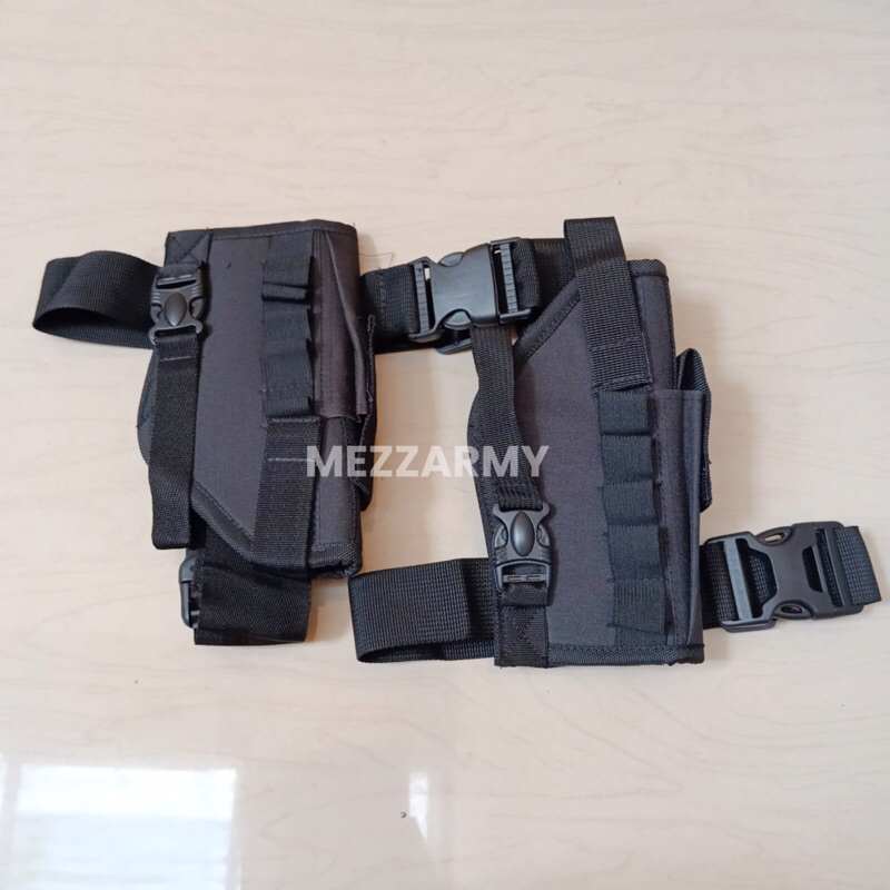 HOLSTER PAHA KANAN KIRI TACTICAL UNIVERSAL ASETAL