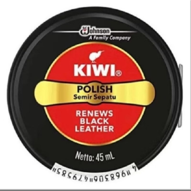 semir sepatu kiwi warna hitam besar