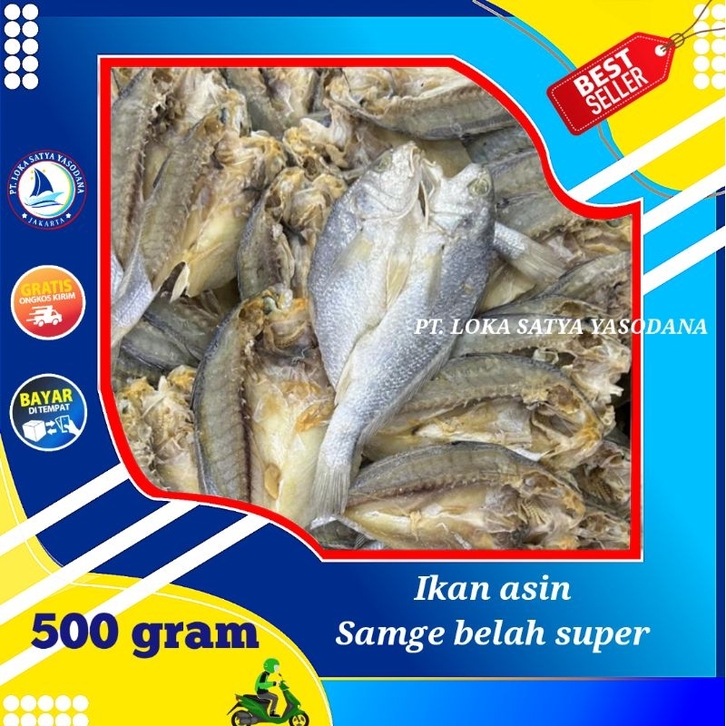 

ikan asin samge belah super 500gram
