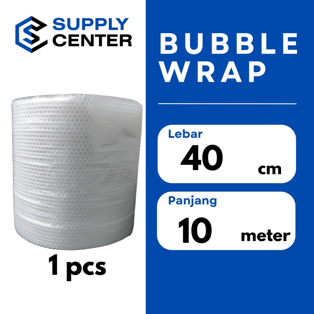 

Bubble wrap 40cm x 10 METER Bening
