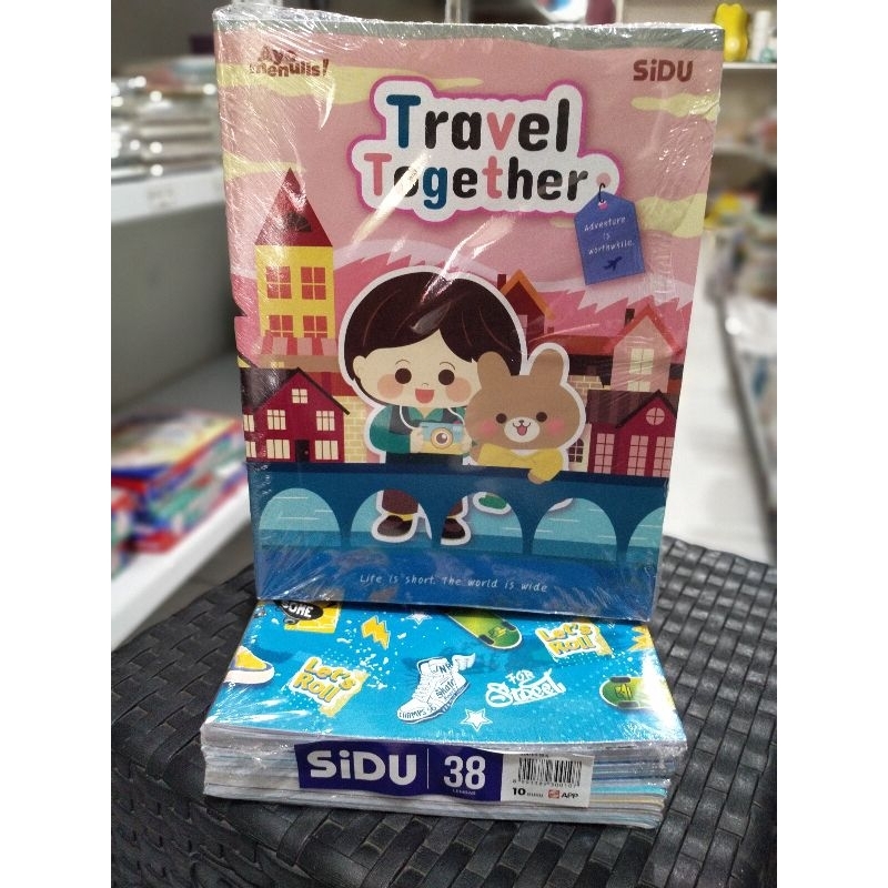 

Buku tulis SIDU 38 lembar 1 pack isi 10 buku