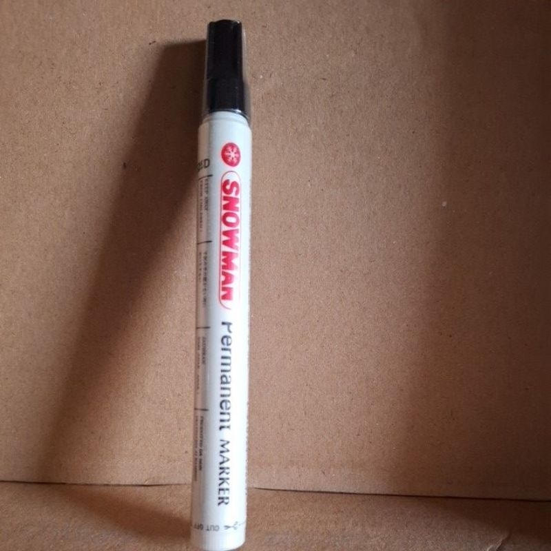 

spidol permanent snowman G-12 hitam