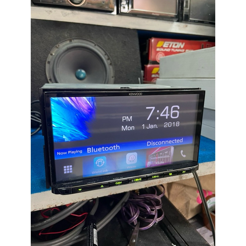 Headunit kenwood DMX7018BT tape kenwood